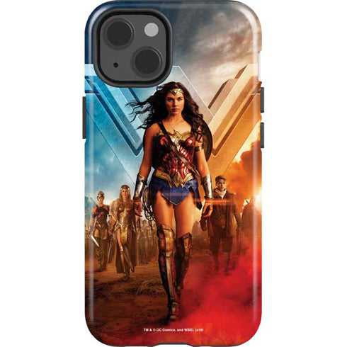 DC Comics Wonder Woman Main characters Poster iPhone 15 Impact Case
